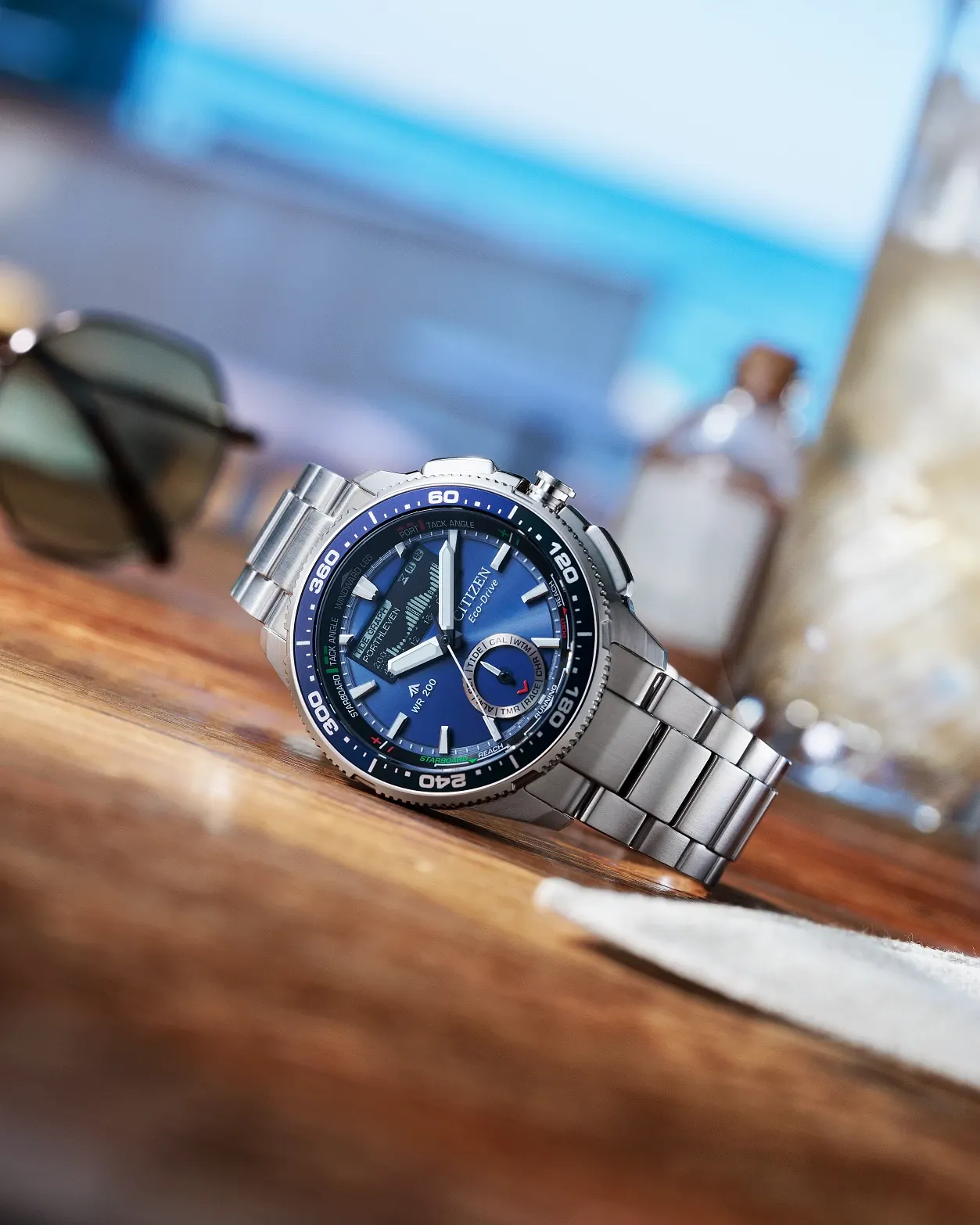 Promaster WaveTracker Blue Dial Stainless Steel Bracelet JV3006
